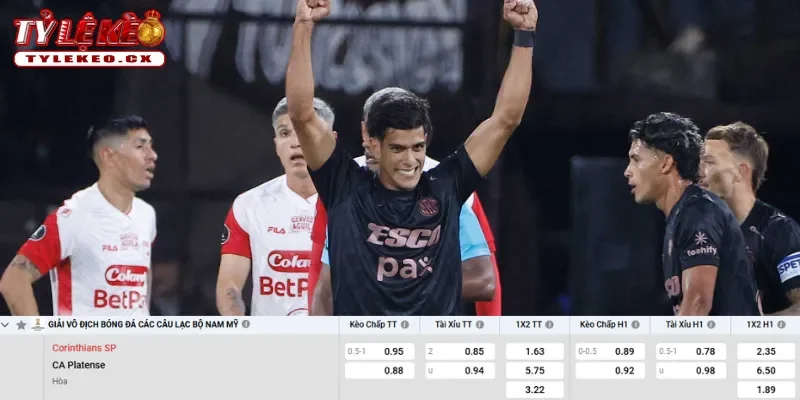Chi tiết kèo Corinthians vs Platense